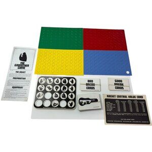 REPLACEMENT PIECES Vintage The Godfather Board Game Instructions Cards & Pieces